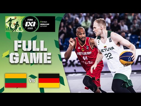 Lithuania v Germany | Men | Full Game | Crelan FIBA 3x3 World Cup 2022