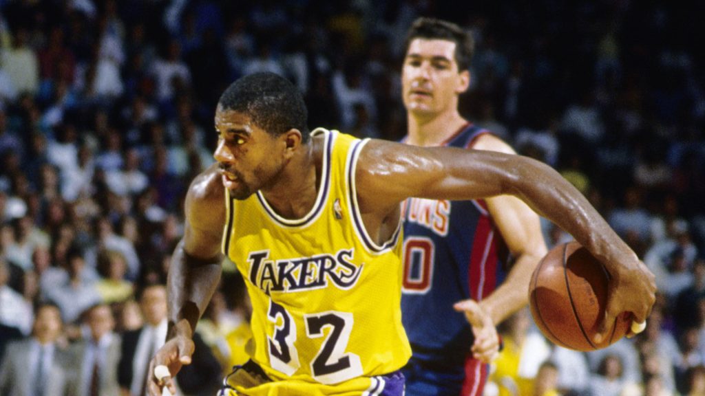 Magic Johnson’s ‘flu game’ in the 1988 NBA Finals