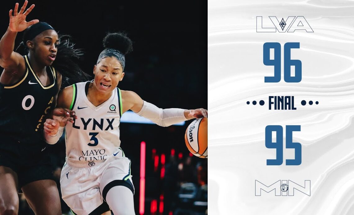 Minnesota Lynx Fall To Las Vegas Aces, 96-95 | June 19, 2022