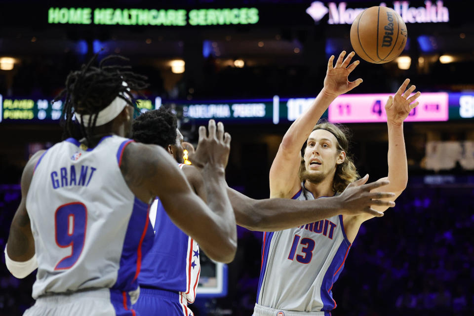 Mock trade has Sixers acquiring Jerami Grant, Kelly Olynyk from Pistons