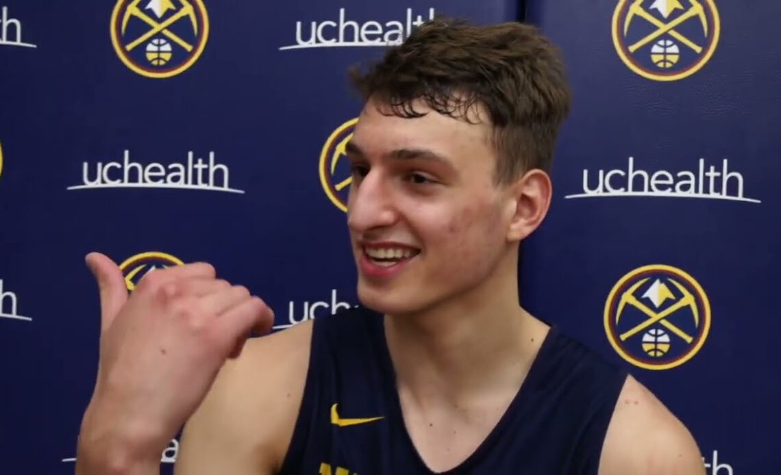 Nuggets Media Availability: Nikola Jović and Christian Koloko