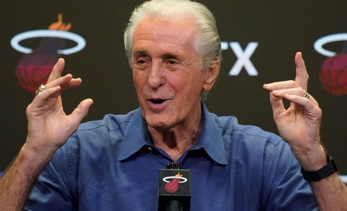 Pat Riley, 77, has no plans to leave Miami Heat, feels 'an obligation to finish this build' as team president