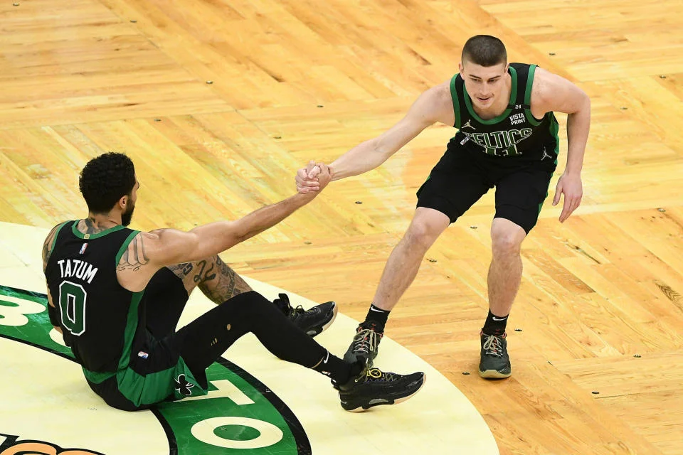 Pointing to his growth as a player, Boston’s Payton Pritchard plans on returning to the NBA Finals with the Celtics