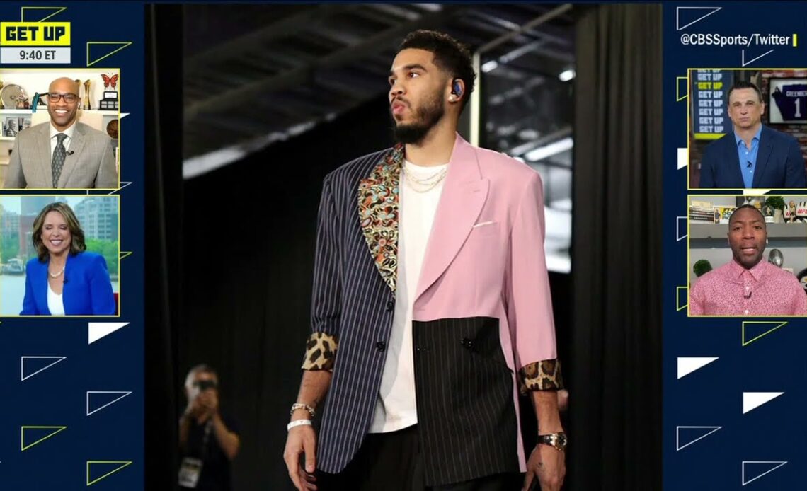 Reacting to Jayson Tatum’s Game 1 NBA Finals pregame fit | Get Up
