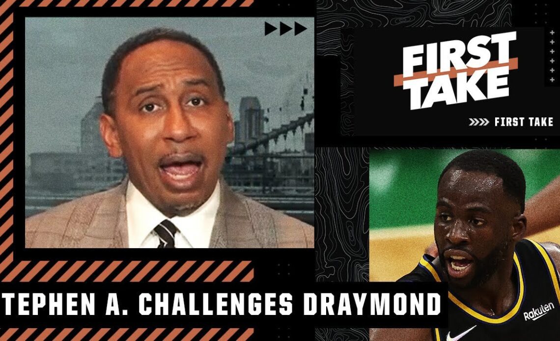 Stephen A. challenges Draymond Green to attack the basket more in Game 4 | First Take