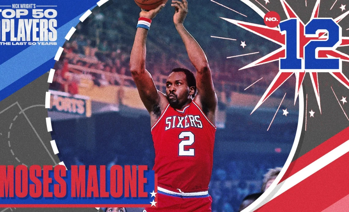 Top 50 NBA players from last 50 years: Moses Malone ranks No. 12