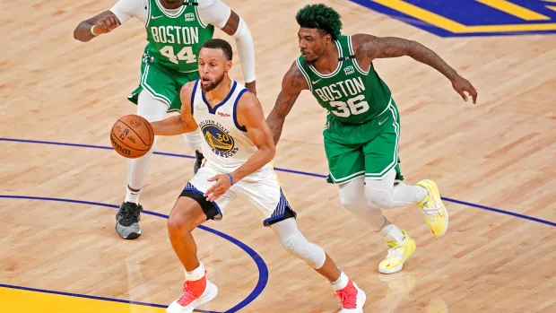Warriors respond in Game 2 to even NBA Finals series against Celtics