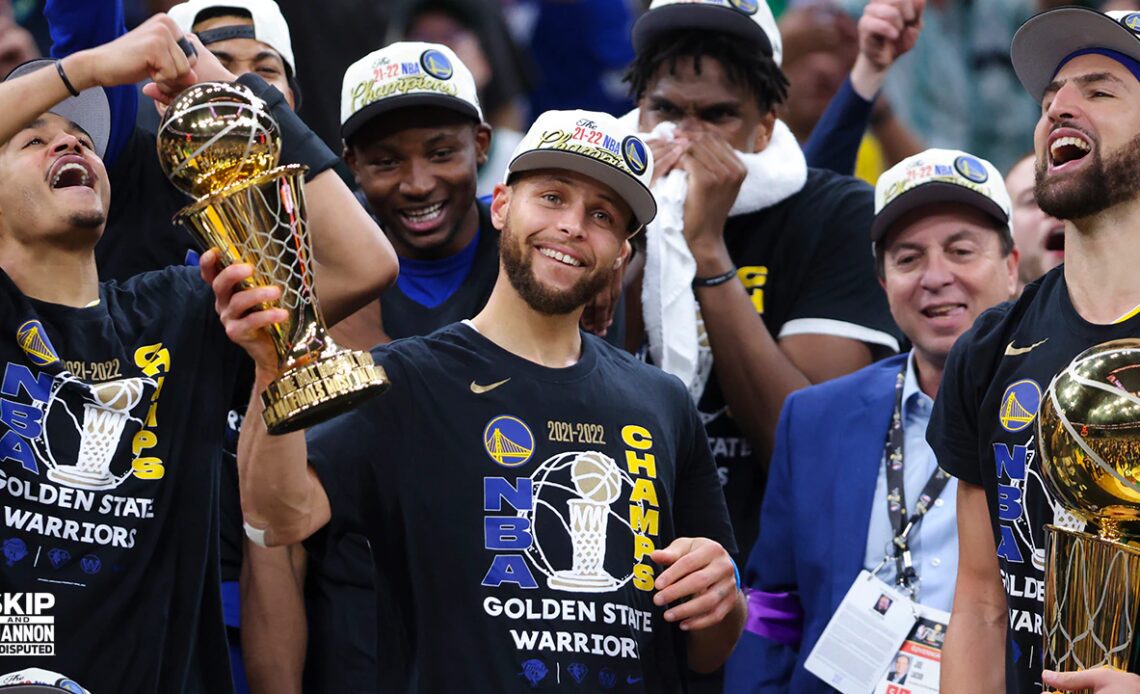 Warriors win 2022 NBA Finals, Steph Curry awarded Finals MVP | UNDISPUTED