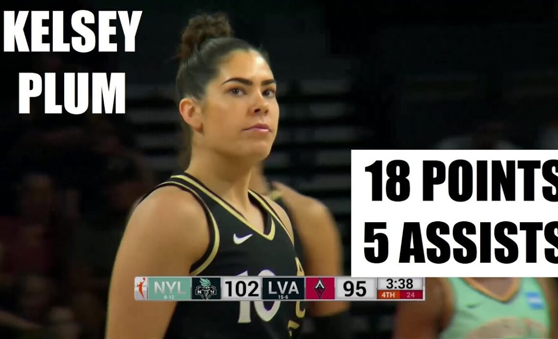 #2 WNBA Leading Scorer Kelsey Plum Highlights | Las Vegas Aces vs NY Liberty #WNBA