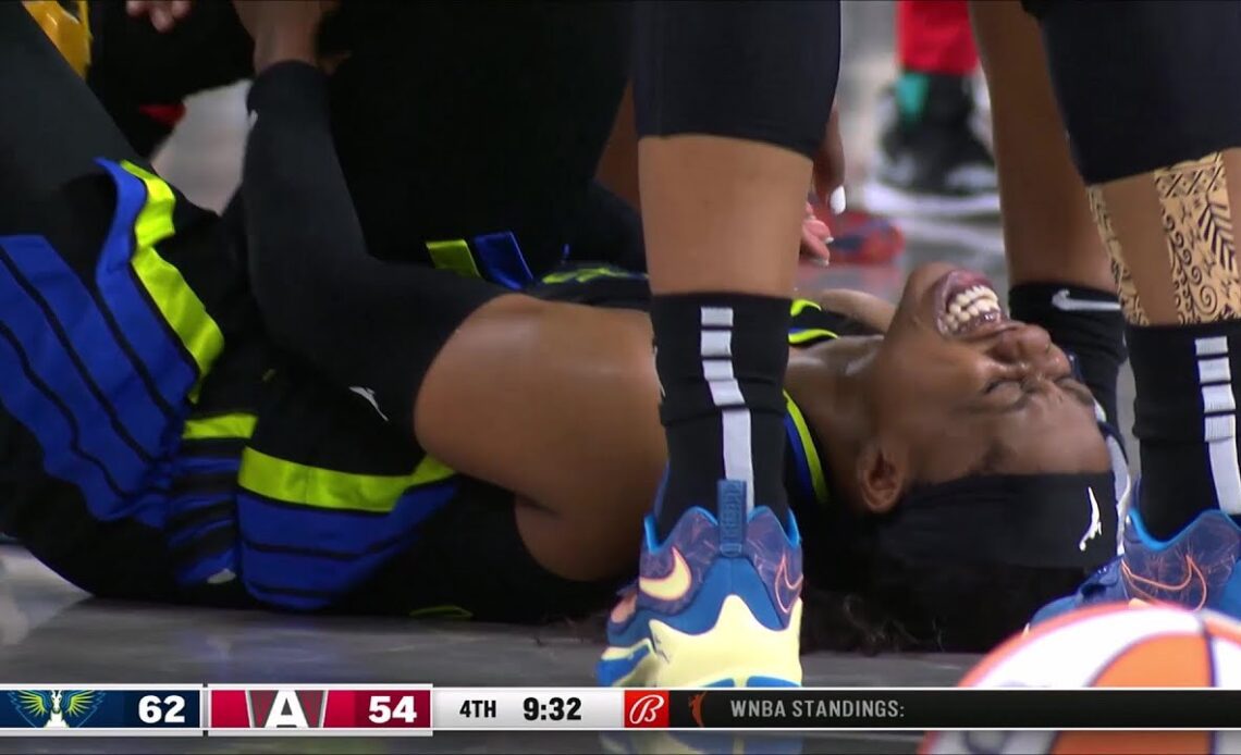 Arike TWISTS Ankle After McDonald Sticks Foot Underneath Her & Lands On It. Dirty Play Or Not?