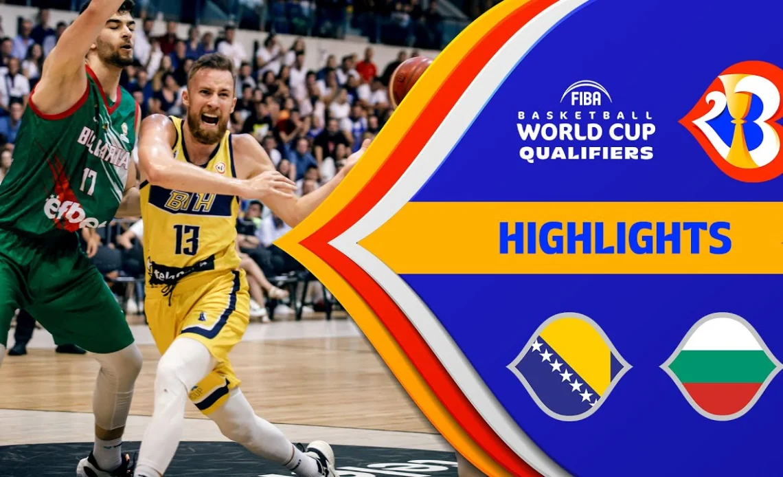 🇧🇦 BIH - 🇧🇬 BUL | Basketball Highlights - #FIBAWC 2023 Qualifiers