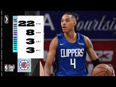 Brandon Boston Jr. Scores A GAME-HIGH 22 Points In Clippers' Summer League Win