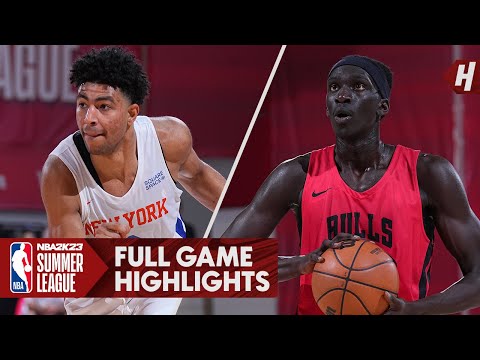 Chicago Bulls vs New York Knicks - Full Game Highlights | July 10, 2022 NBA Summer League