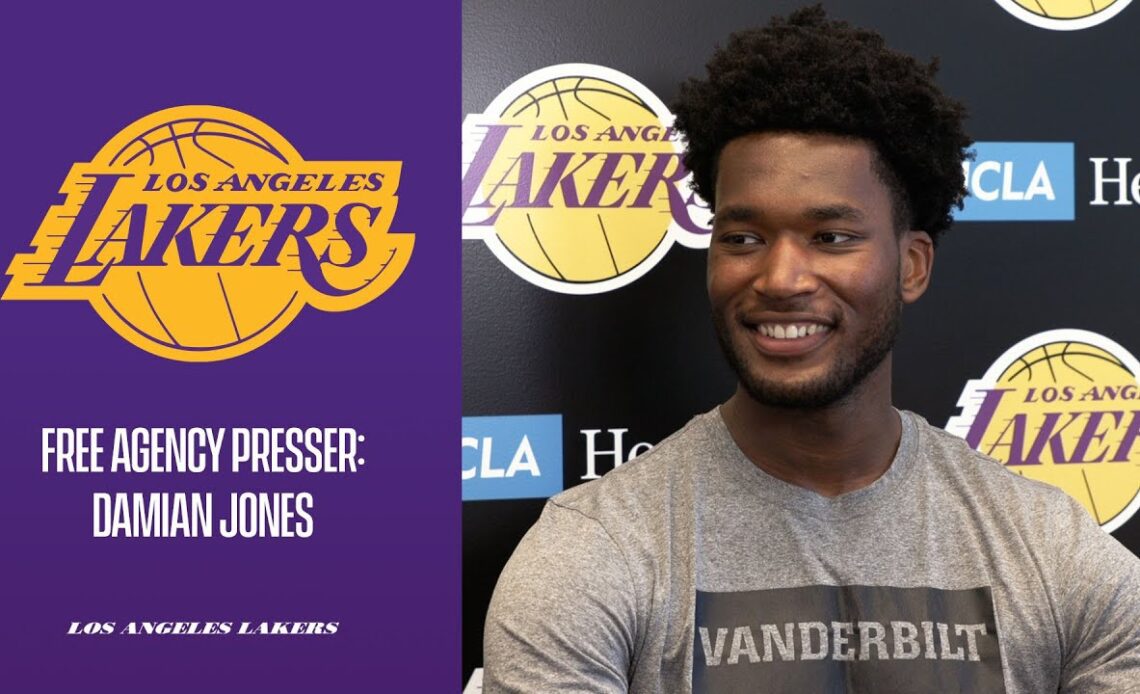 Intro Press Conference: Damian Jones (7/6/22)