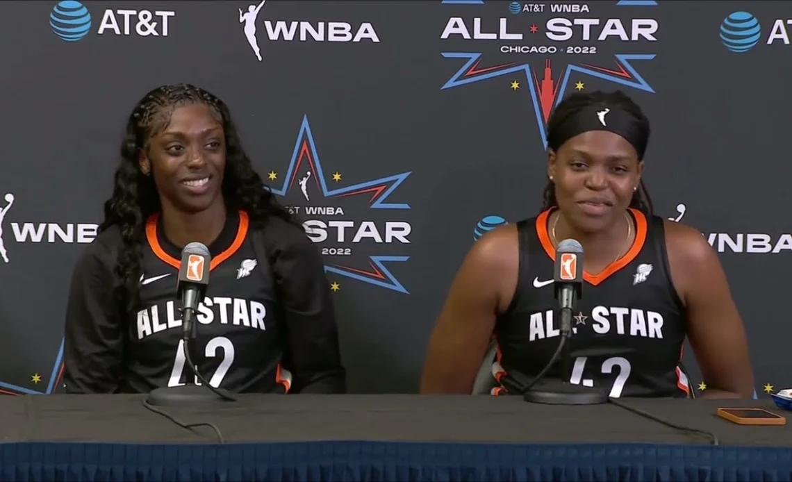 Jonquel Jones & Kahleah Copper Media Availability | 2022 WNBA All-Star Post Game Interview #WNBA