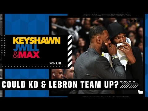 Kevin Durant & LeBron James teaming up ⁉️ Discussing KD's unknown future | KJM
