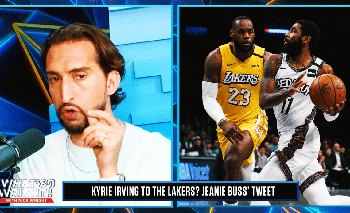 Kyrie Irving will join the Lakers & the issue with Jeanie Buss' Tweet about Kobe | What's Wright?