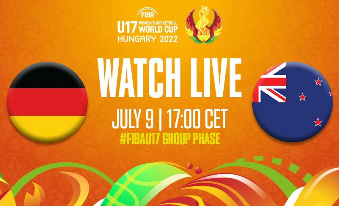 LIVE - Germany v New Zealand | FIBA U17 Women's Basketball World Cup 2022