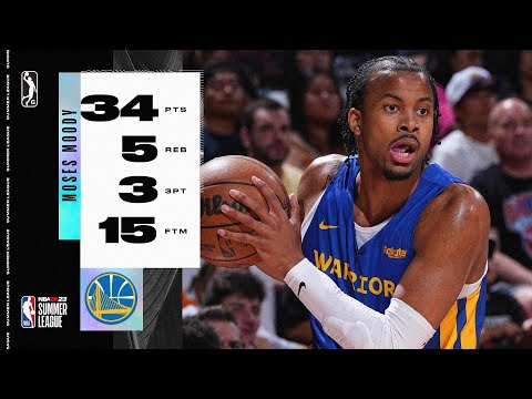 Moses Moody Goes Off For 34 Points on ONLY 13 SHOTS For Warriors