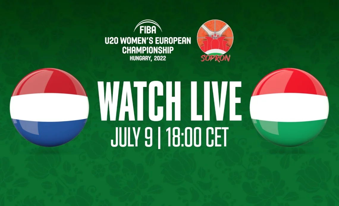 Netherlands v Hungary | Full Basketball Game | FIBA U20 Women's European Championship 2022