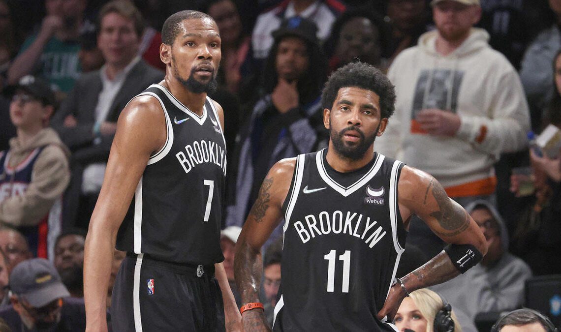 Potential Kyrie Irving trade to Lakers not dead, Nets focused on Kevin Durant situation first, per report