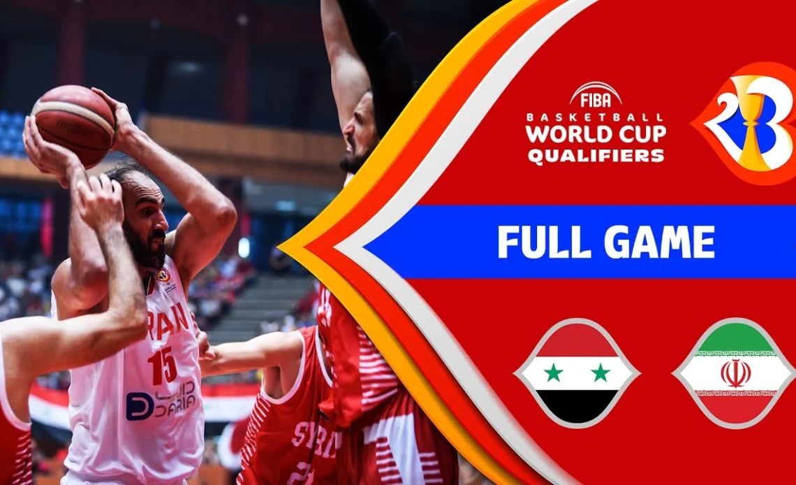 🇸🇾 SYR - 🇮🇷 IRI | Basketball Full Game - #FIBAWC 2023 Qualifiers