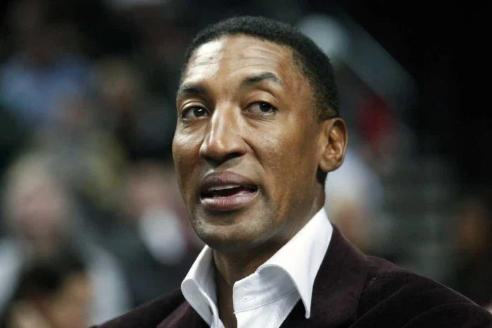 Scottie Pippen reacts to his son signing with the Lakers