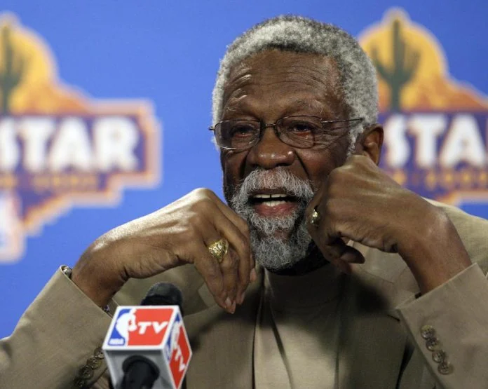 Shaquille O'Neal reacts to the passing of Bill Russell