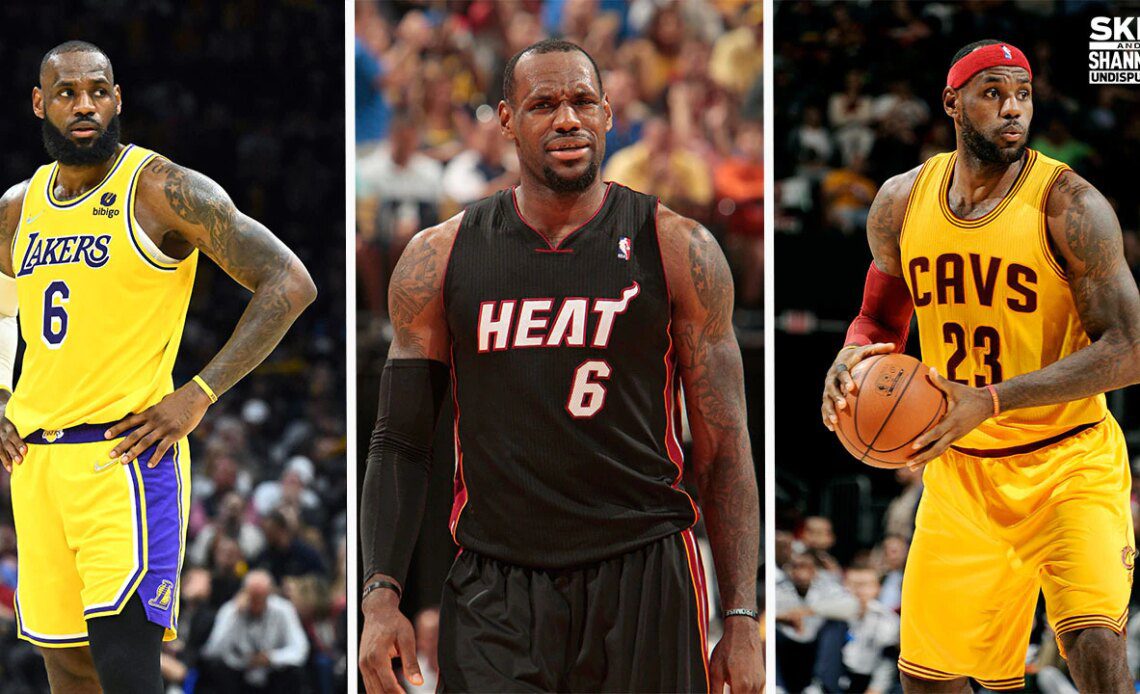 Which is the best version of LeBron: Cleveland, Miami, or LA? | UNDISPUTED