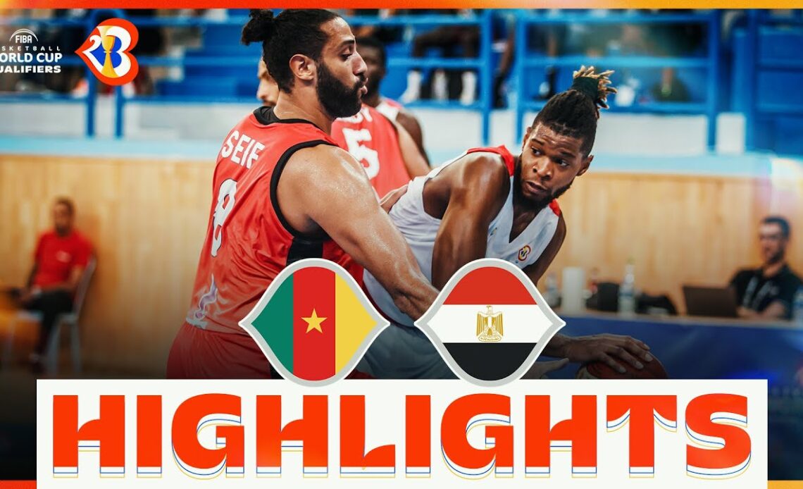 🇨🇲 CMR - 🇪🇬 EGY | Basketball Highlights - #FIBAWC 2023 Qualifiers