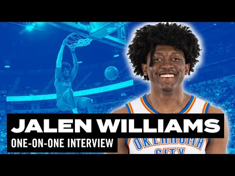 Jalen Williams | One-on-One Interview - Oklahoma City Thunder