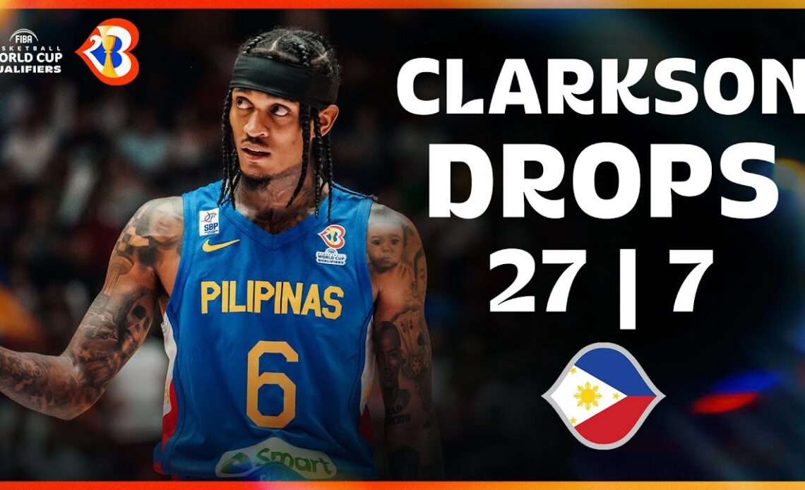 Jordan CLARKSON's 🇵🇭 Amazing Performance | 27 PTS | 7 AST | #FIBAWC 2023 Qualifiers