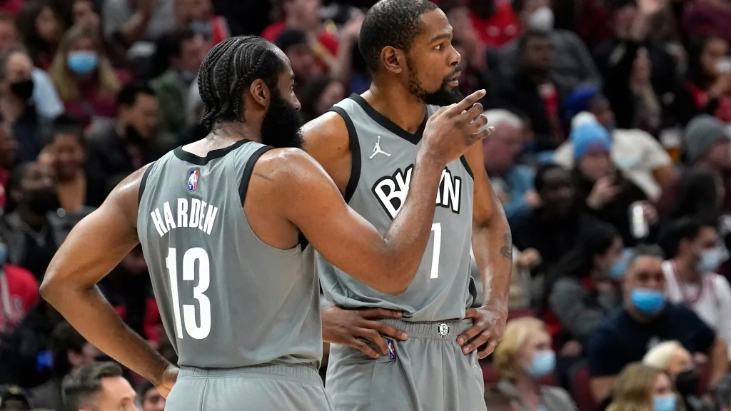 Kevin Durant ‘back on good terms’ with former teammate James Harden