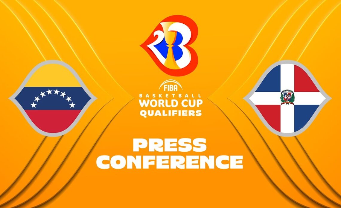 LIVE - Venezuela v DOM - Press Conference | FIBA Basketball World Cup 2023 Americas Qualifiers