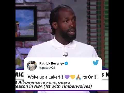 Patrick Beverley said this back in May 👀