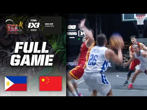 Philippines v China | Men Bronze Medal Match | Full Game | FIBA 3x3 Asia Cup 2022