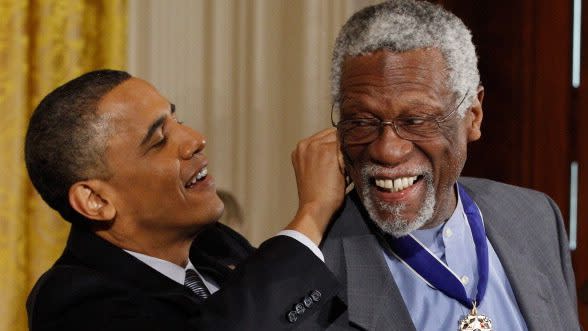 Presidents Obama, Clinton, Biden reflect on passing of Bill Russell
