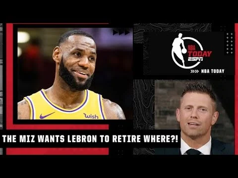 The Miz wants LeBron to retire with the Cavs 👀 | NBA Today