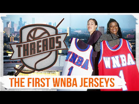 The WNBA’s first jerseys are classic ‘90s throwbacks: baggy,...