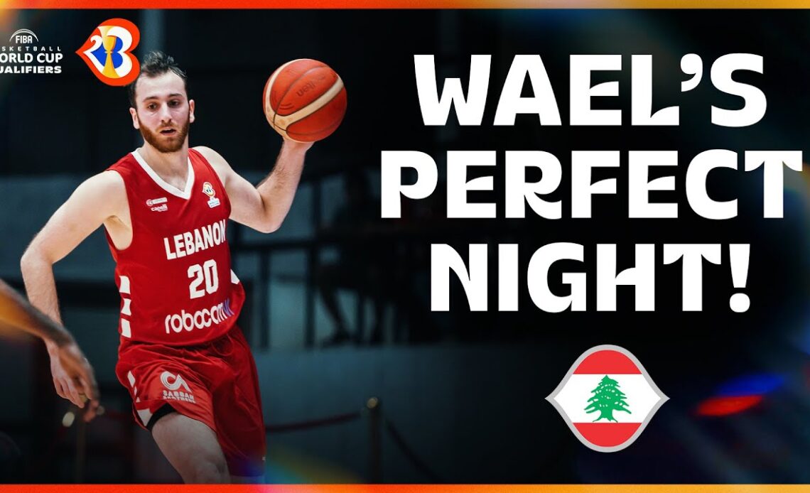 Wael ARAKJI's 🇱🇧 | Full Highlights vs. India | #FIBAWC 2023 Qualifiers