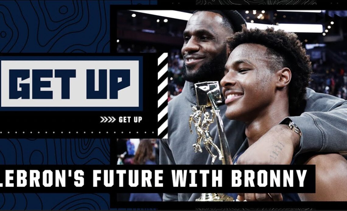 What LeBron's contract extension means for Bronny James' chances to be an NBA lottery pick | Get Up