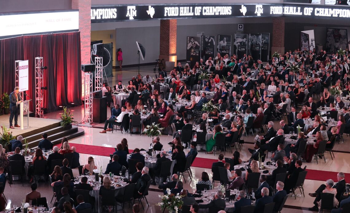 2022 Texas A&M Athletics Hall of Fame Class Inducted at 44th Burgess Banquet - Texas A&M Athletics