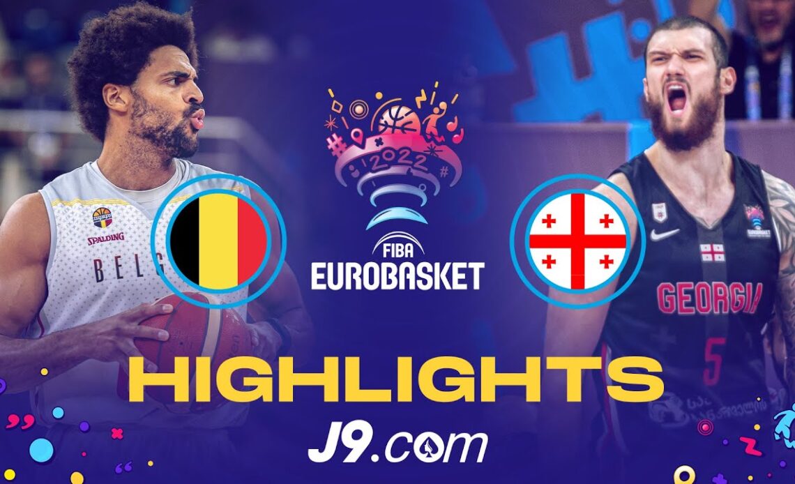 Belgium 🇧🇪 - Georgia 🇬🇪 | Game Highlights - FIBA #EuroBasket 2022