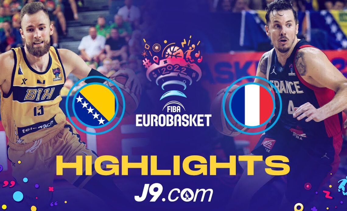 Bosnia-Herzegovina 🇧🇦 - France 🇫🇷 | Game Highlights - FIBA #EuroBasket 2022