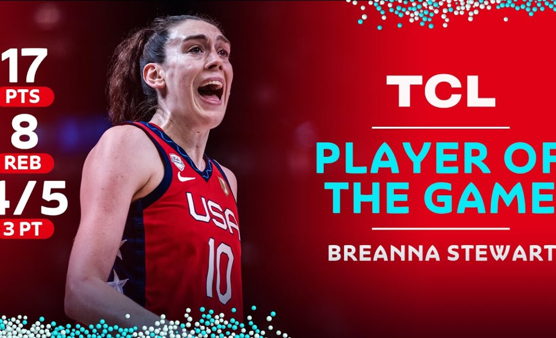 Breanna Stewart 🇺🇸 | 17 PTS | 8 REB | 4/5 3PT | TCL Player of the Game