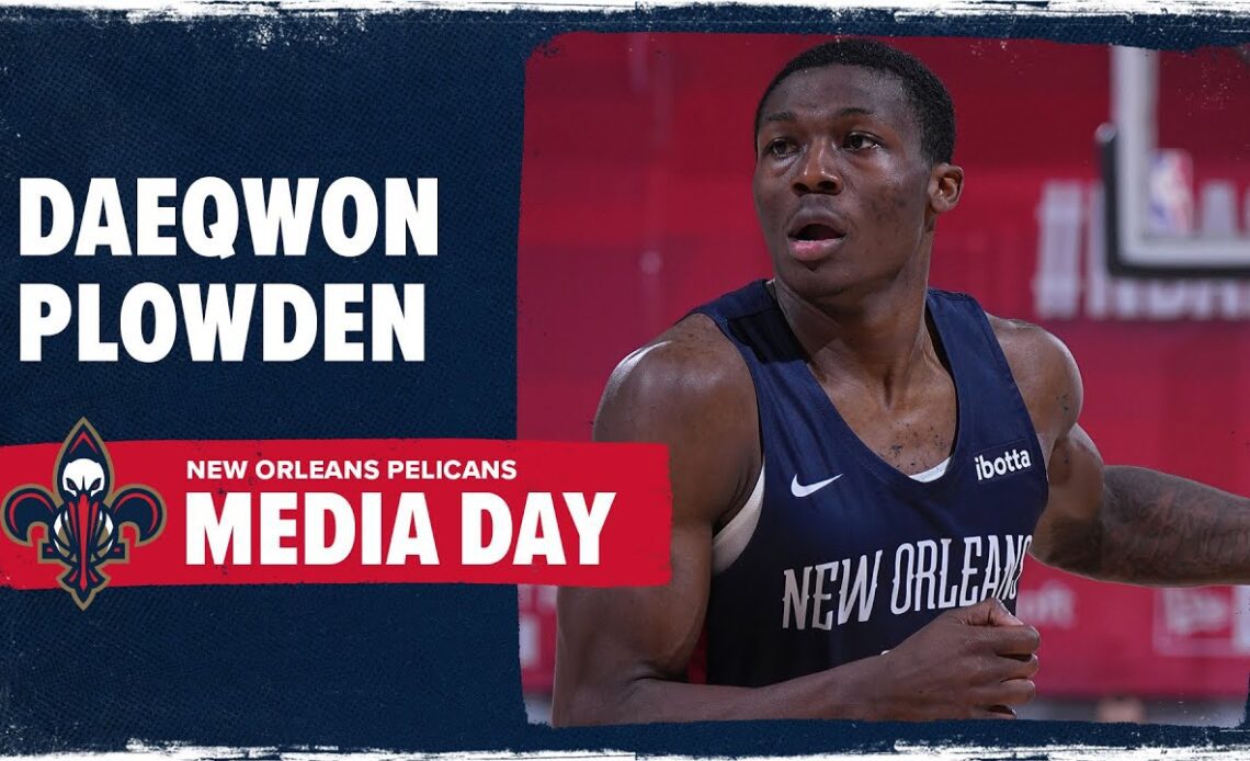 Daeqwon Plowden | New Orleans Pelicans Media Day 2022
