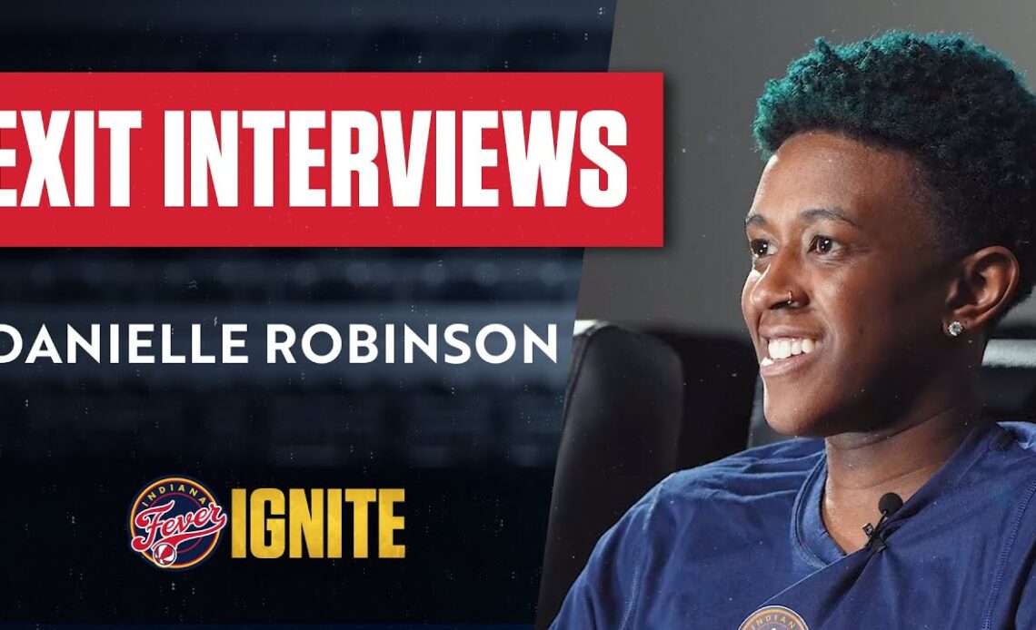 Danielle Robinson 2022 Exit Interview | Indiana Fever