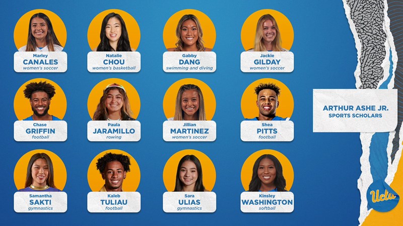 Dozen Bruins Named Arthur Ashe Jr. Sports Scholars