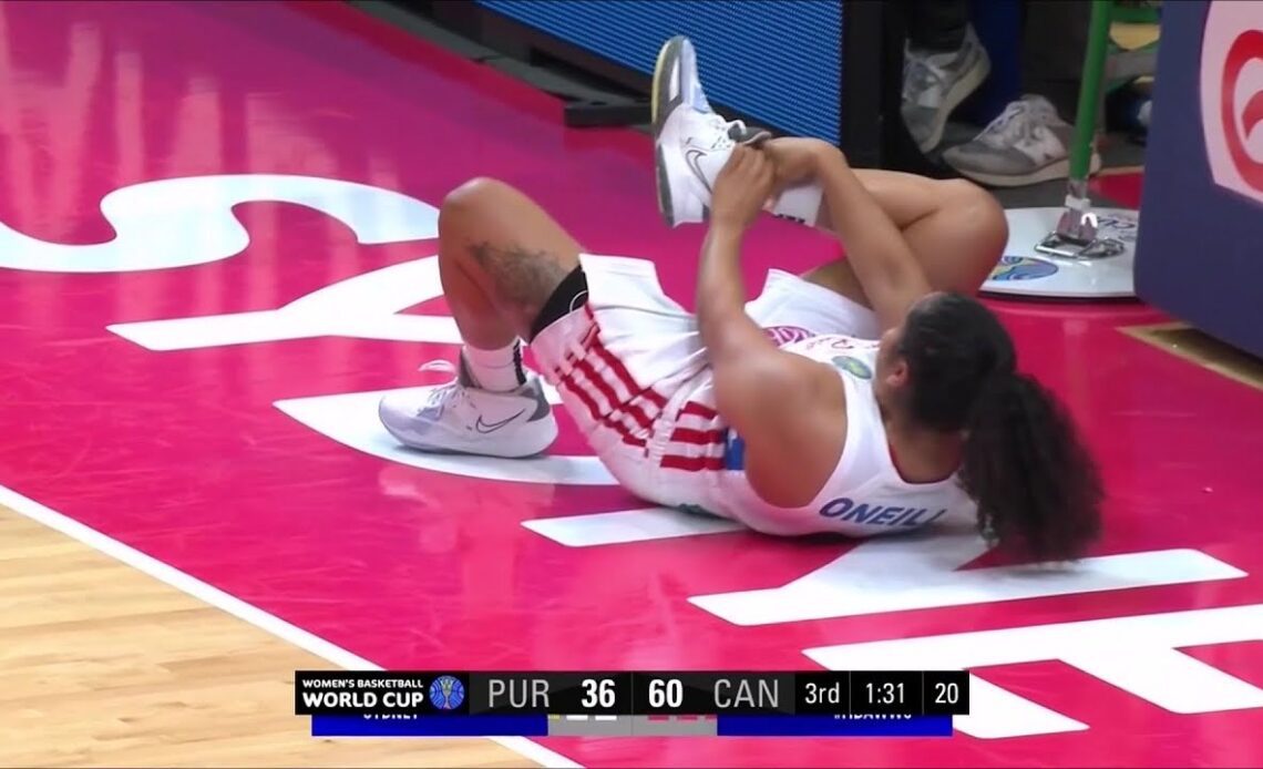 GRUESOME Ankle Injury During 2022  World Cup Quarterfinal Match | Puerto Rico vs Canada