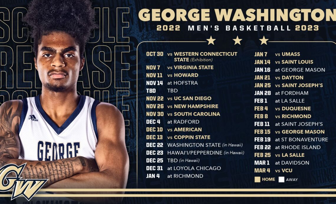 GW Men’s Basketball Schedule Breakdown